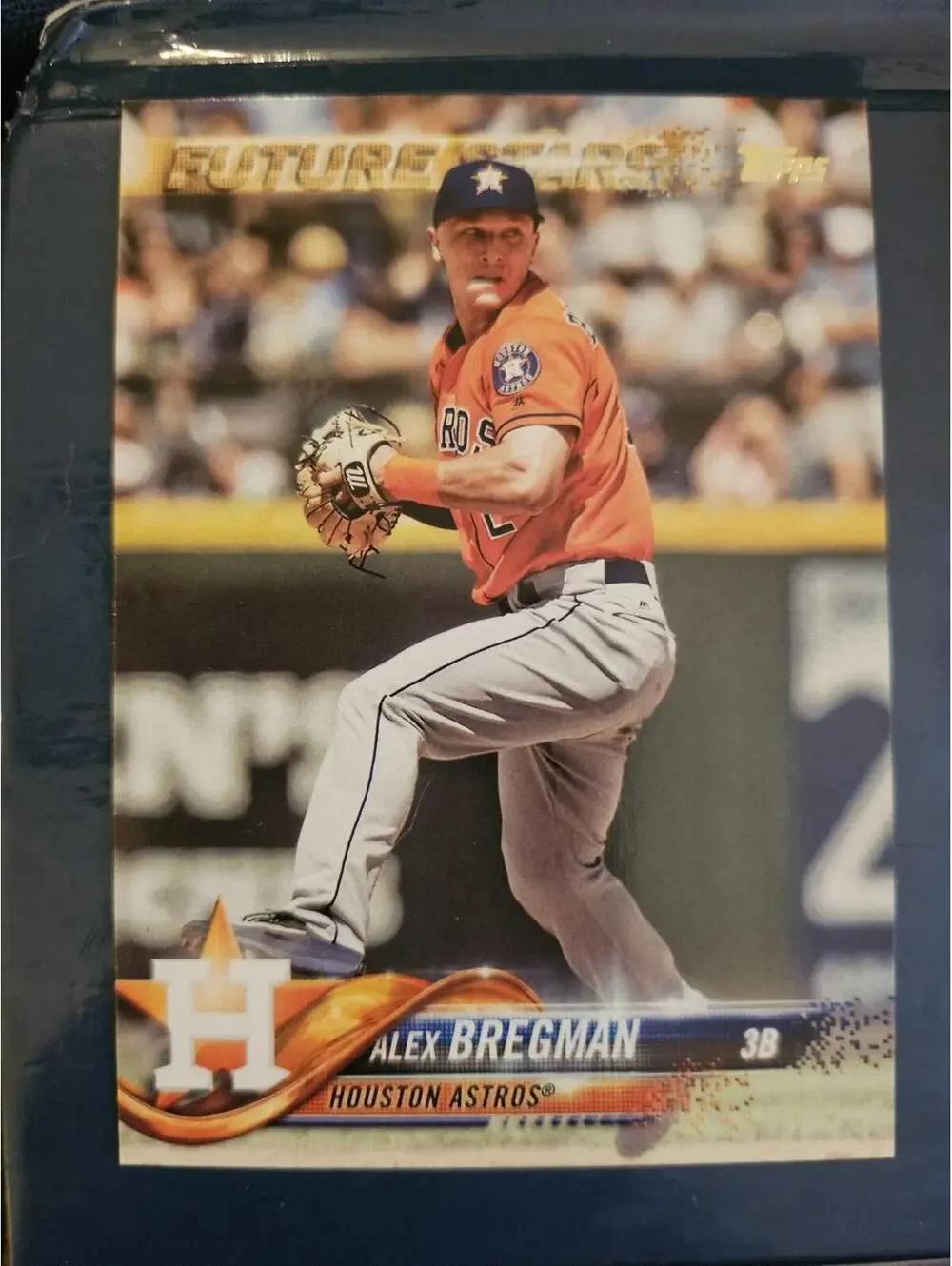 Alex Bregman - orange jersey- 2018 Topps  #182 - RAW Mint